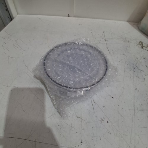 10PC ROUND FOOD STORAGE CONTAINERS - PLASTIC/CLEAR/GREY image 4