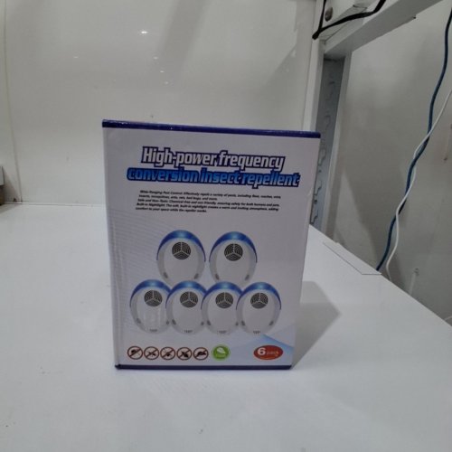 6PK PLUG IN PEST REPELLER FOR BUGS, INSECTS, ROACHES, MICE, SPIDERS, RODENTS, MOSQUITOES INDOOR USE - WHITE image 4