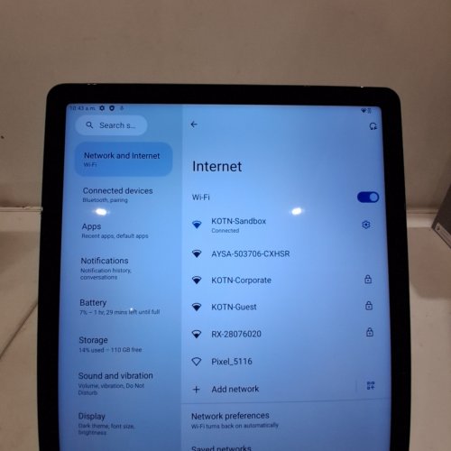 ONN. 11" TABLET PRO ANDROID TABLET - 128GB STORAGE, 4GB RAM, ANDROID 13 - UP TO 16 HOURS BATTERY LIFE - GREY (MODEL: 100110027) image 6