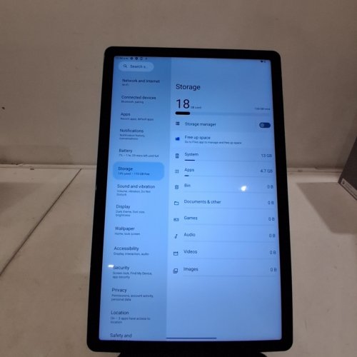ONN. 11" TABLET PRO ANDROID TABLET - 128GB STORAGE, 4GB RAM, ANDROID 13 - UP TO 16 HOURS BATTERY LIFE - GREY (MODEL: 100110027) image 7