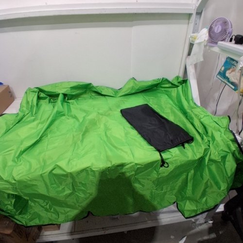 OUTDOOR WINDPROOF PATIO FURNITURE SWING SEAT COVER - 57" - GREEN image 2