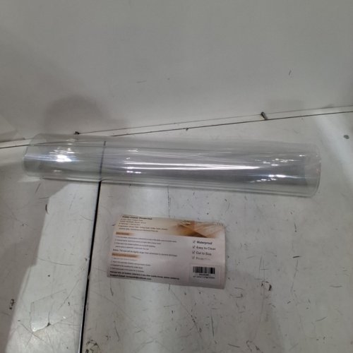 LOVEPADS CLEAR VINYL TABLE COVER PROTECTOR 1.5MM THICK - 30" X 48" - CLEAR image 2