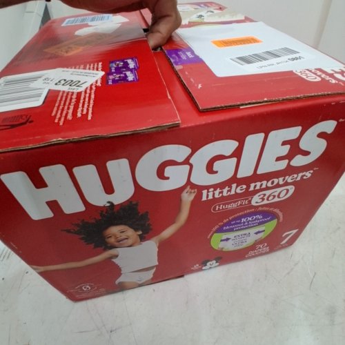 70PK HUGGIES LITTLE MOVERS HUGGFIT 360°- SIZE 7 image 3
