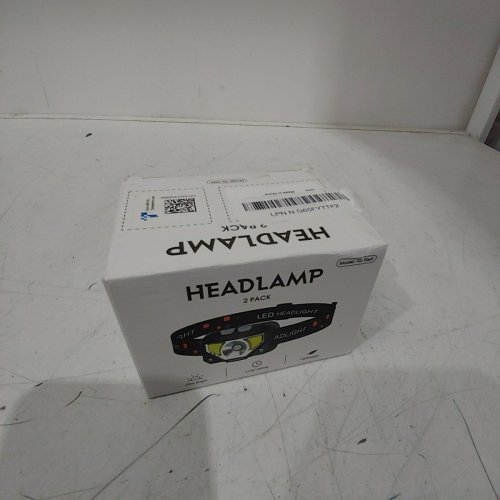 2PK LHKNL LED HEADLAMP WITH 8 LIGHT MODES - 1200 LM - BLACK (MODEL: TG-T069) image 2