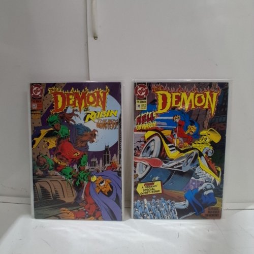 4 ASSTD DC COMIC BOOKS - BATMAN #479, #488; THE DEMON #23, #31 - VARIOUS AUTHORS image 3