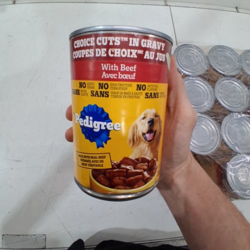 12PK PEDIGREE CHOICE CUTS IN GRAVY WET DOG FOOD CANS FOR ADULT DOGS - WITH REAL BEEF - 630G/EACH image 2