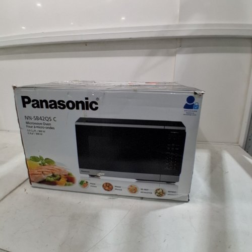 PANASONIC MICROWAVE OVEN - 0.9 CU. FT, 900W - BLACK AND STAINLESS (MODEL: NN-SB42QS) image 8