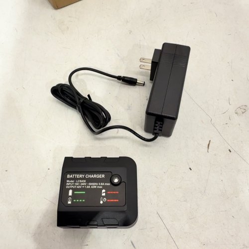 FAST BATTERY CHARGER COMPATIBLE WITH BLACK & DECKER - BLACK (MODEL: LCS436) image 3