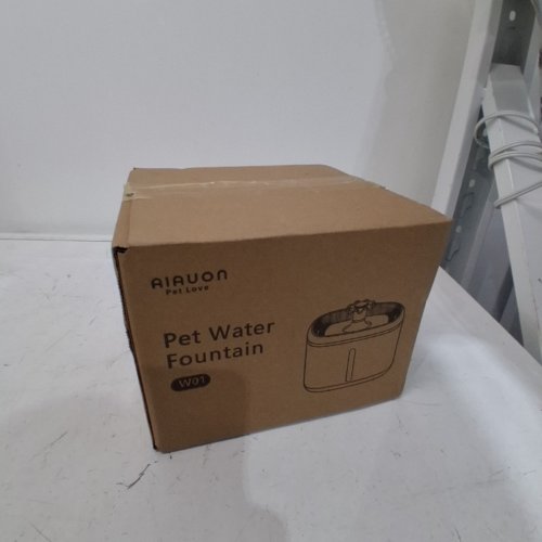AIAUON AUTOMATIC CAT WATER FOUNTAIN WITH FILTERS - 84OZ - WHITE (MODEL:W01) image 2