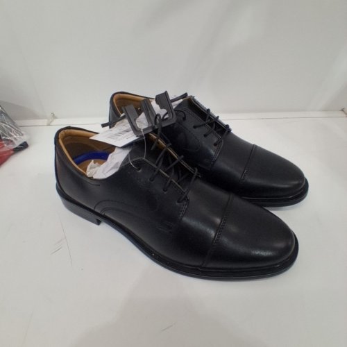 MEN'S GEORGE LACE-UP DRESS SHOES - 8 - BLACK (STYLE: 11NOAHY24) image 3