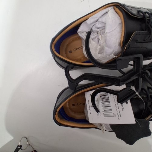 MEN'S GEORGE LACE-UP DRESS SHOES - 8 - BLACK (STYLE: 11NOAHY24) image 5