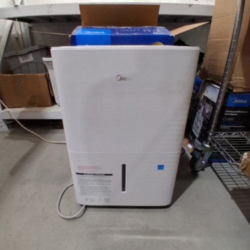 MIDEA ENERGY STAR DEHUMIDIFIER WITH PUMP -WIFI - SMART VOICE COMPATIBLE -4,500 SQ. FT COVERAGE - WHITE (MODEL: MAD50P1AWS) image 3