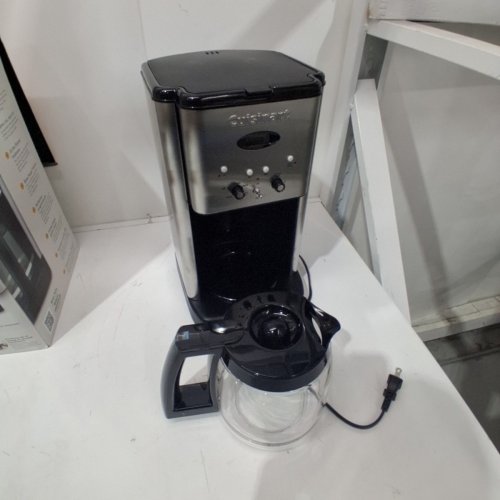 CUISINART BREW CENTRAL 12-CUP PROGRAMMABLE COFFEE MAKER - BLACK/STAINLESS STEEL (MODEL: DCC-1200C) image 3