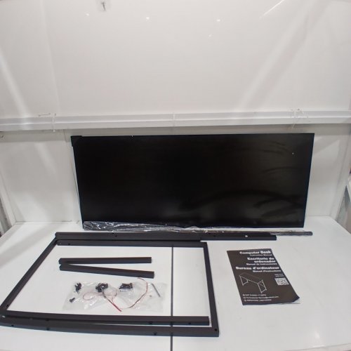 STURDY METAL FRAME COMPUTER DESK - 47" - BLACK (MODEL: GDZ-47IN-BK) image 2