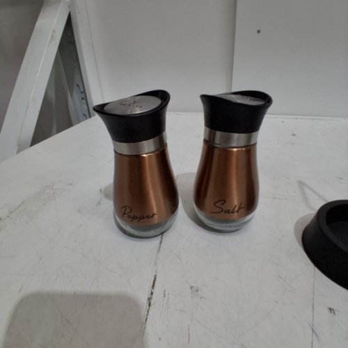 2PK TEBERY CLASSIC SALT AND PEPPER SHAKER SET - 4 OZ - COPPER image 3