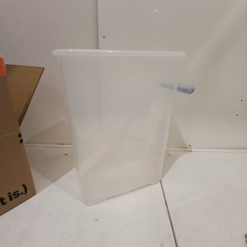 BROIL KING PELLET STORAGE BIN WITH HANDLE - 20 LBS - BLUE (MODEL: 66900) image 3