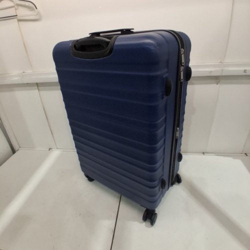 AMAZON BASICS HARDSIDE LARGE CHECKED LUGGAGE - 30" - NAVY BLUE image 3