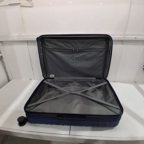 AMAZON BASICS HARDSIDE LARGE CHECKED LUGGAGE - 30" - NAVY BLUE image 4