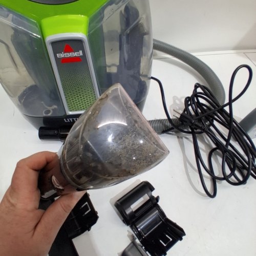 BISSELL LITTLE GREEN PORTABLE DEEP CLEANING VACUUM - 37OZ TANK MAX - GREEN/GREY (MODEL : 2513B) image 7
