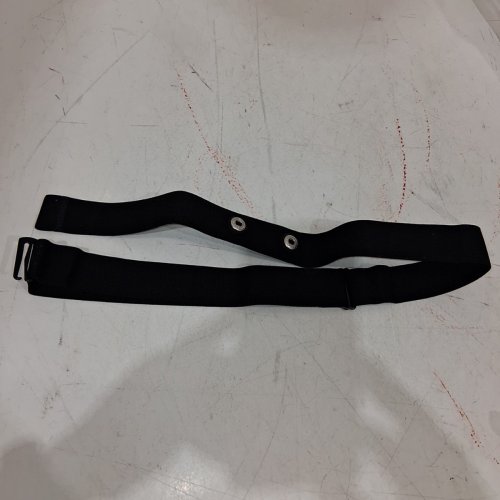 LIVLOV HEART RATE MONITOR SOFT REPLACEMENT STRAP - 25" - 37" ADJUSTABLE, 45 MM SNAP SPACING - BLACK (MODEL: V3) image 2