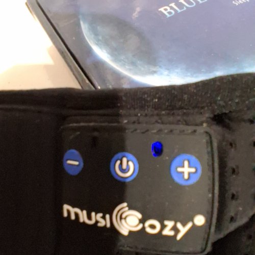 MUSICOZY BLUETOOTH SLEEPING HEADPHONES EYE MASK - BLACK image 2