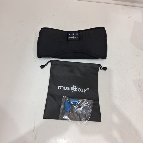 MUSICOZY BLUETOOTH SLEEPING HEADPHONES EYE MASK - BLACK image 3