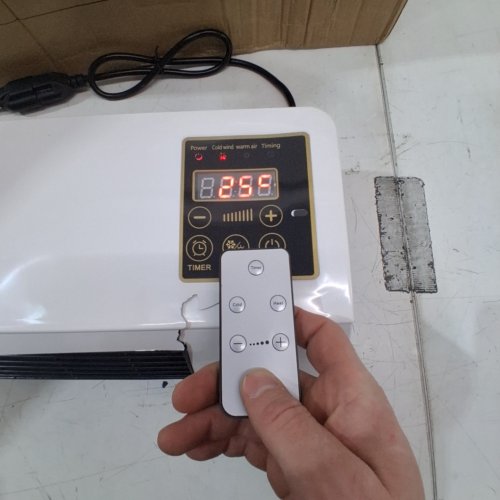 WALL MOUNTED PORTABLE HEATER AND AIR CONDITIONER - 23.2" X 9.8" X 6.6" - WHITE (MODEL: LX-333) image 2
