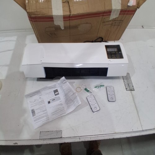 WALL MOUNTED PORTABLE HEATER AND AIR CONDITIONER - 23.2" X 9.8" X 6.6" - WHITE (MODEL: LX-333) image 3