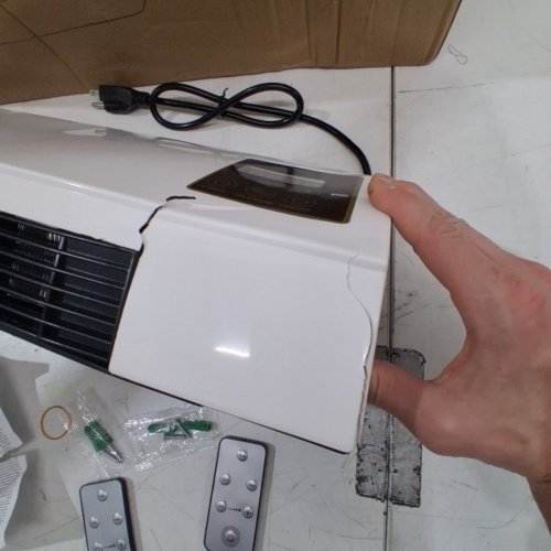 WALL MOUNTED PORTABLE HEATER AND AIR CONDITIONER - 23.2" X 9.8" X 6.6" - WHITE (MODEL: LX-333) image 4