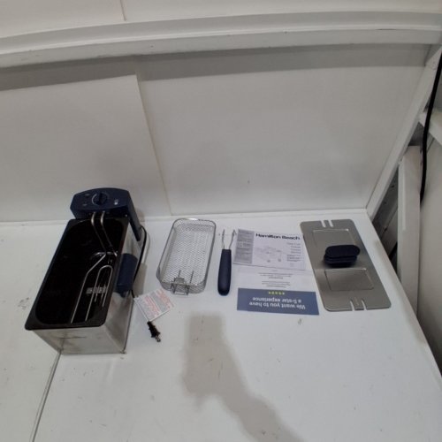 HAMILTON BEACH PROFESSIONAL STYLE ELECTRIC DEEP FRYER - 2L CAPACITY - BLUE (MODEL: 35031) image 3