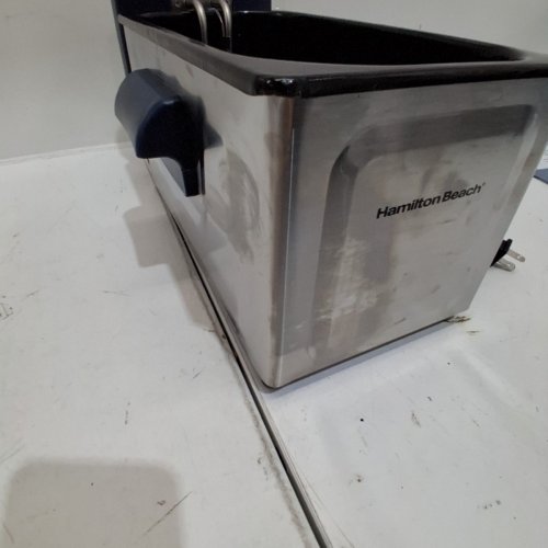 HAMILTON BEACH PROFESSIONAL STYLE ELECTRIC DEEP FRYER - 2L CAPACITY - BLUE (MODEL: 35031) image 4