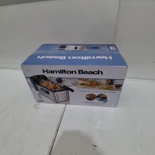 HAMILTON BEACH PROFESSIONAL STYLE ELECTRIC DEEP FRYER - 2L CAPACITY - BLUE (MODEL: 35031) image 5