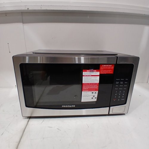 FRIGIDAIRE COMPACT COUNTERTOP MICROWAVE OVEN - 1.1 CU.FT. - BLACK/SILVER (MODEL: EMW1134) image 3