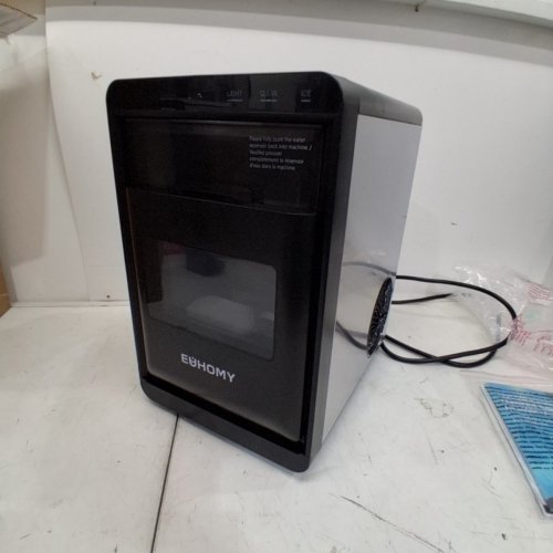 EUHOMY SELF-CLEANING COUNTERTOP NUGGET ICE MAKER - 40LBS/24H - BLACK (MODEL: IM017-NBL-CAEH) image 6