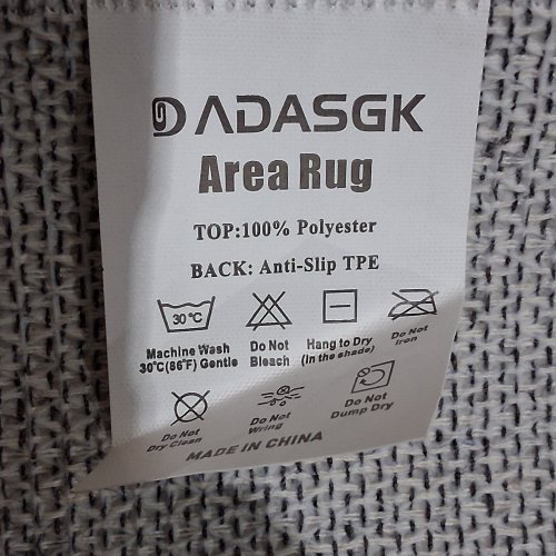 DADASGK WASHABLE RETRO DISTRESSED FLORAL STYLE AREA RUG - 8FT X 10FT - BROWN/GOLD image 3