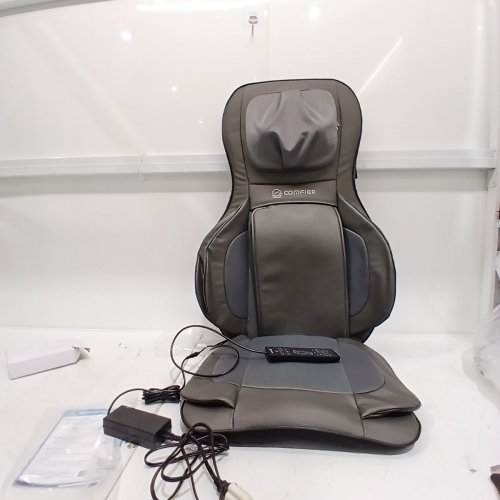 COMFIER NECK AND BACK MASSAGER SEAT W/ HEAT SHIATSU MASSAGE PADS PORTABLE WITH AIR W/ AIR COMPRESSION, ROLLING, KNEADING SETTINGS (CF-2307A) image 3