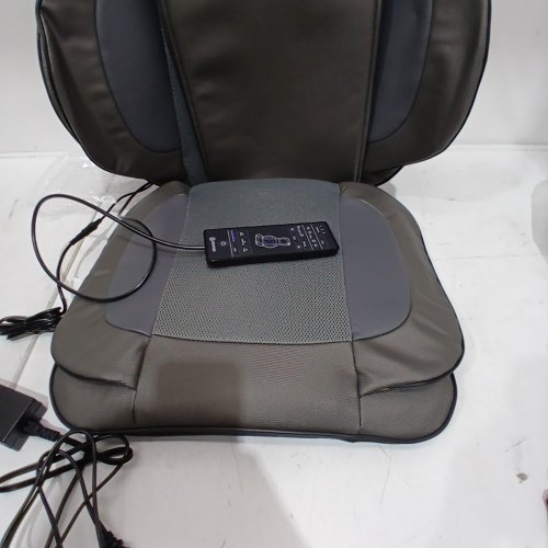 COMFIER NECK AND BACK MASSAGER SEAT W/ HEAT SHIATSU MASSAGE PADS PORTABLE WITH AIR W/ AIR COMPRESSION, ROLLING, KNEADING SETTINGS (CF-2307A) image 4