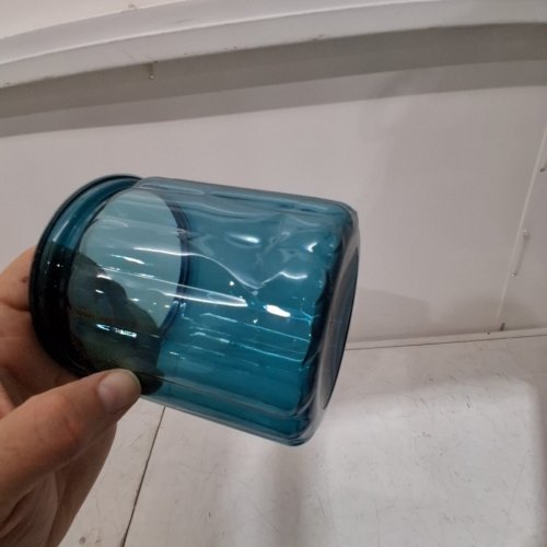 2PK SELF WATERING PLANTER WITH WATER WICK - 4.5" X 4" - BLUE/WHITE image 5