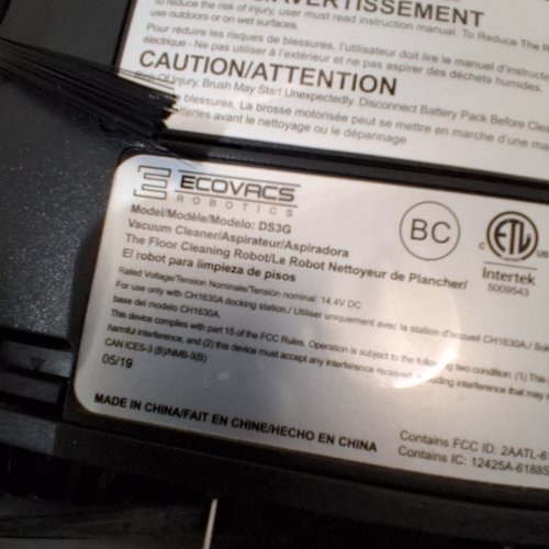 ECOVACS DEEBOT 710 ROBOT VACUUM CLEANER WITH SMART NAVI 2.0 SYSTEMATIC MAPPING - WI-FI CONNECTIVITY, COMPATIBLE WITH ALEXA & GOOGLE ASSIST - WHITE (MODEL: DS3G.10) image 5