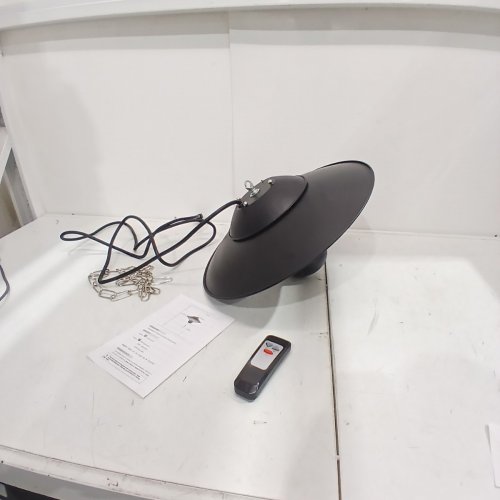 JONYER POWER CEILING MOUNTED IP24 WATERPROOF ELECTRIC PATIO HALOGEN HEATER - 1500W - BLACK (MODEL:HCH603) image 3