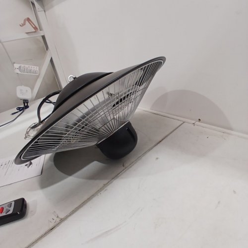 JONYER POWER CEILING MOUNTED IP24 WATERPROOF ELECTRIC PATIO HALOGEN HEATER - 1500W - BLACK (MODEL:HCH603) image 4