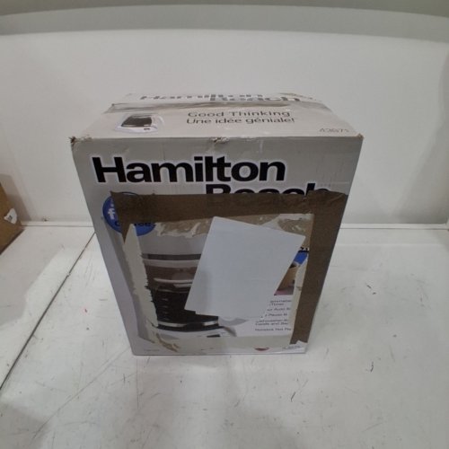 HAMILTON BEACH 12-CUP DIGITAL CLOCK COFFEE MAKER - WHITE - (MODEL: 43871) image 5