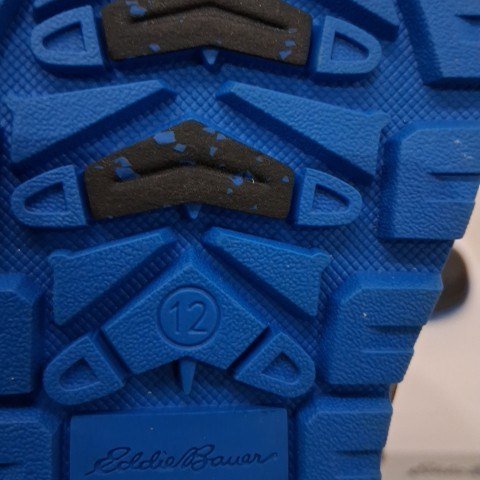 BOY'S EDDIE BAUER INSULATED WINTER BOOTS - 12 - BLUE/BLACK (STYLE: 1315104) image 4