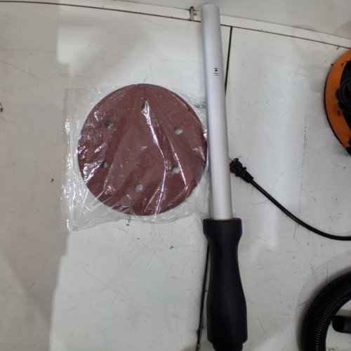 MAXXT LIGHTWEIGHT DRYWALL SANDER/POPCORN CEILING REMOVAL TOOL - 5.6FT -BLACK AND ORANGE (MODEL: MLS710B) image 3