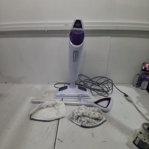 BISSELL POWERFRESH PET STEAM MOP WITH PADS & SCENT DISCS - PURPLE/WHITE (MODEL:19404) image 3