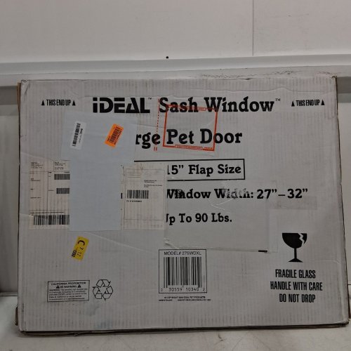 IDEAL PET PRODUCTS ALUMINUM SASH WINDOW PET DOOR- EXTRA LARGE - 10.5" X 15" (MODEL: 27SWDXL) image 3