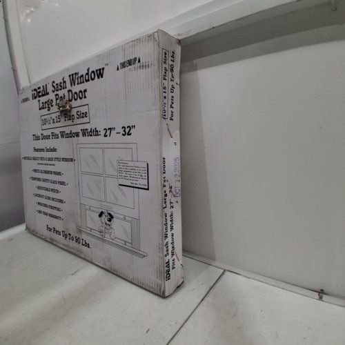 IDEAL PET PRODUCTS ALUMINUM SASH WINDOW PET DOOR- EXTRA LARGE - 10.5" X 15" (MODEL: 27SWDXL) image 6