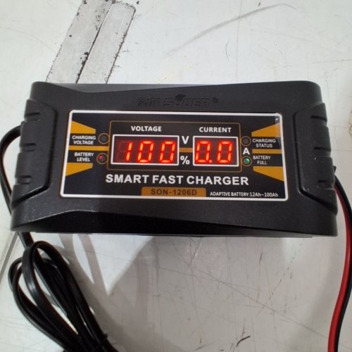 SUOER SMART FAST CAR BATTERY CHARGER - 12V - 6A MAX (MODEL: SON-1206D) image 2