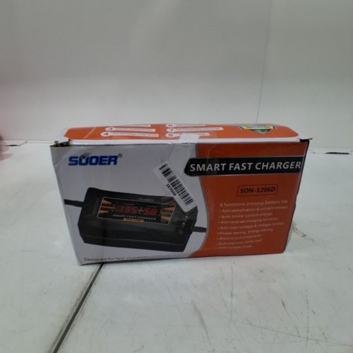 SUOER SMART FAST CAR BATTERY CHARGER - 12V - 6A MAX (MODEL: SON-1206D) image 6