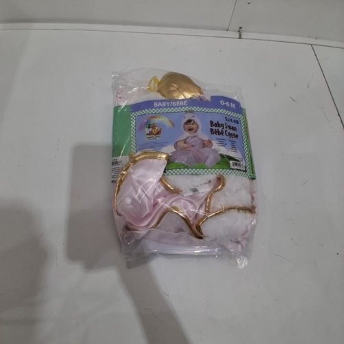 BABY RUBIES NOAH'S ARK COLLECTION BABY SWAN COSTUME - 6-12M - WHITE/PINK/GOLD image 3